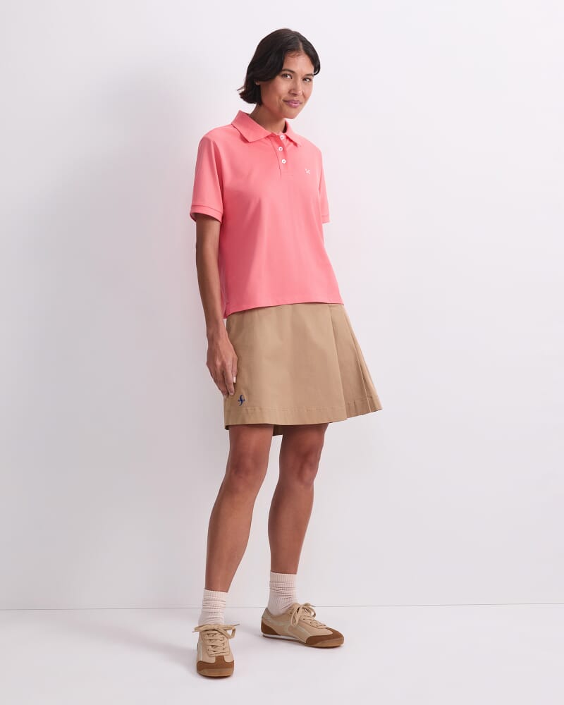 SC Cotton Pique Polo in PEACH