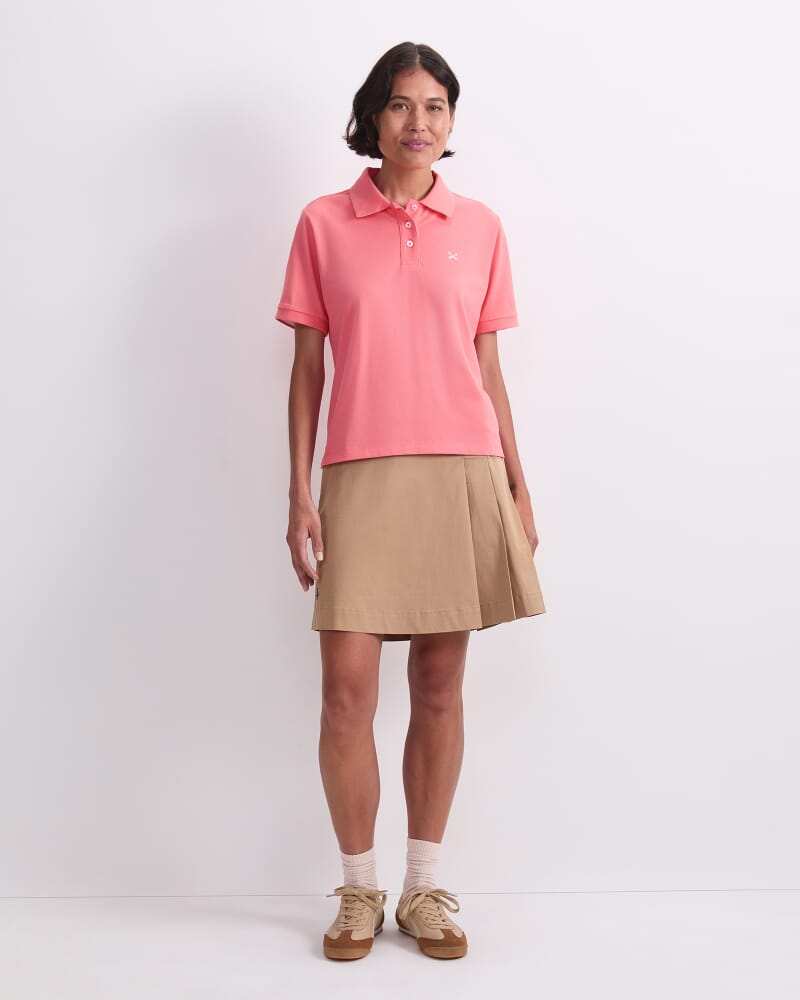 SC Cotton Pique Polo in PEACH