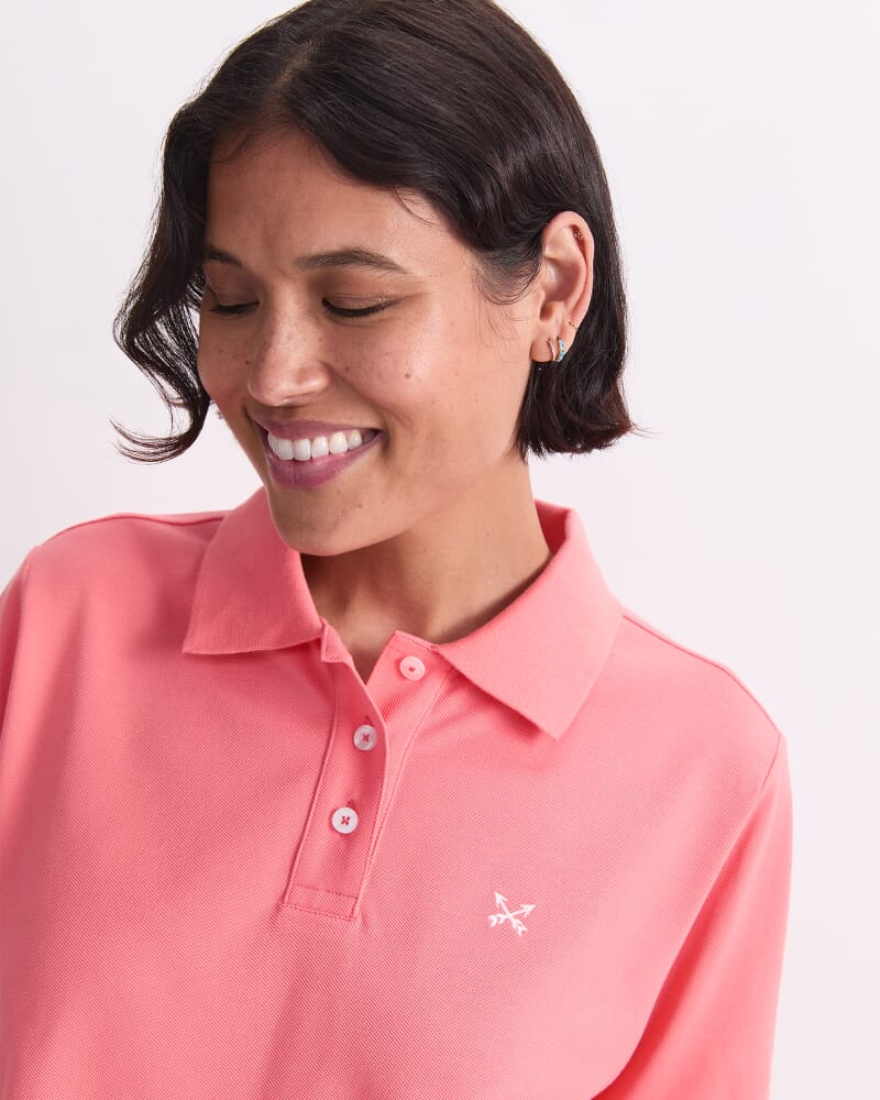 SC Cotton Pique Polo in PEACH