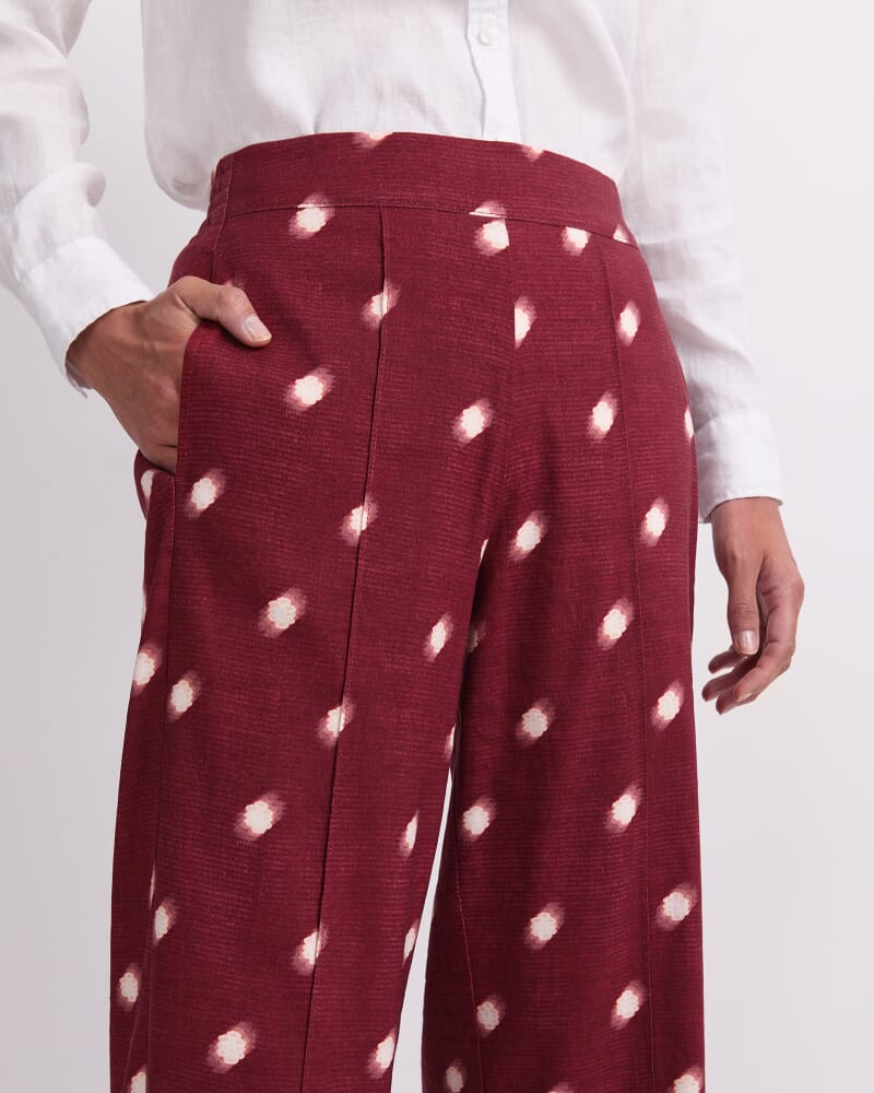 Rosa Spot Pant in PINOT