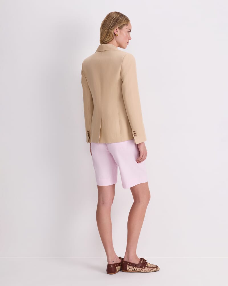 Sloane Textured Blazer in PEBBLE