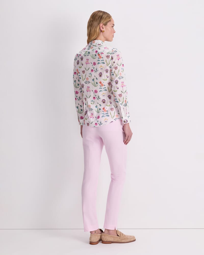Floral Majesty Liberty Shirt in WHITE/MULTI