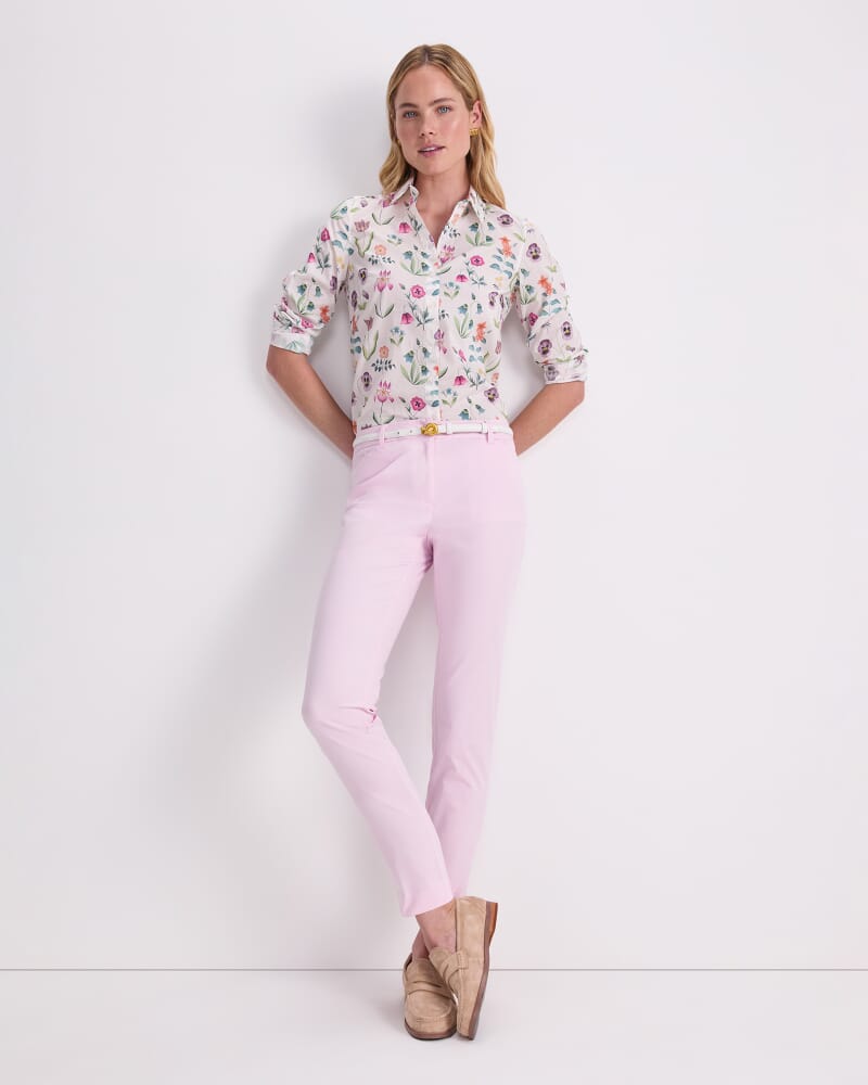 Floral Majesty Liberty Shirt in WHITE/MULTI
