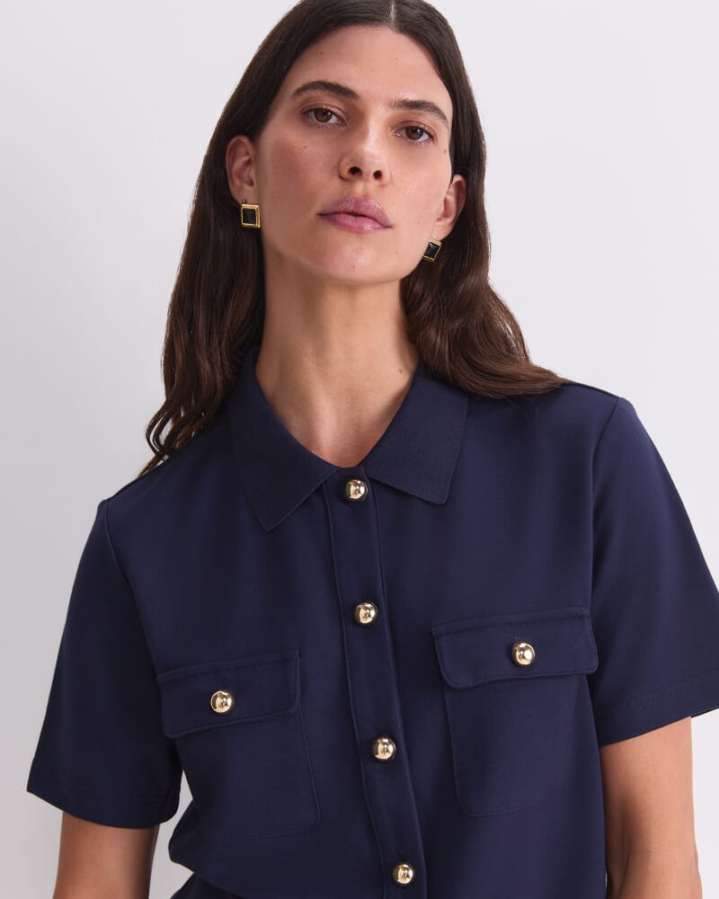 Esme Lady Shirt in NAVY
