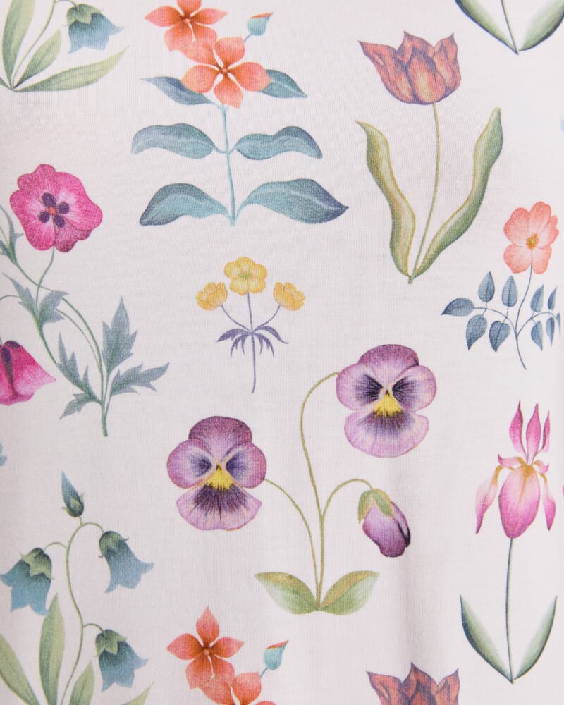 Floral Majesty Liberty Magic Tee in WHITE MULTI