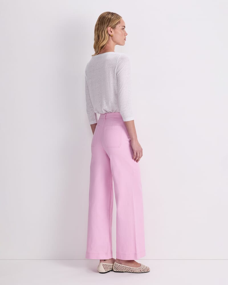 Nili Wide Leg Jean in LIGHT PINK