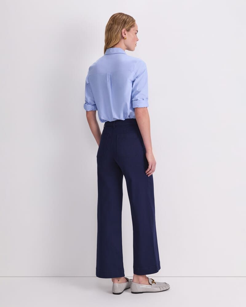 Nili Wide Leg Jean in NAVY