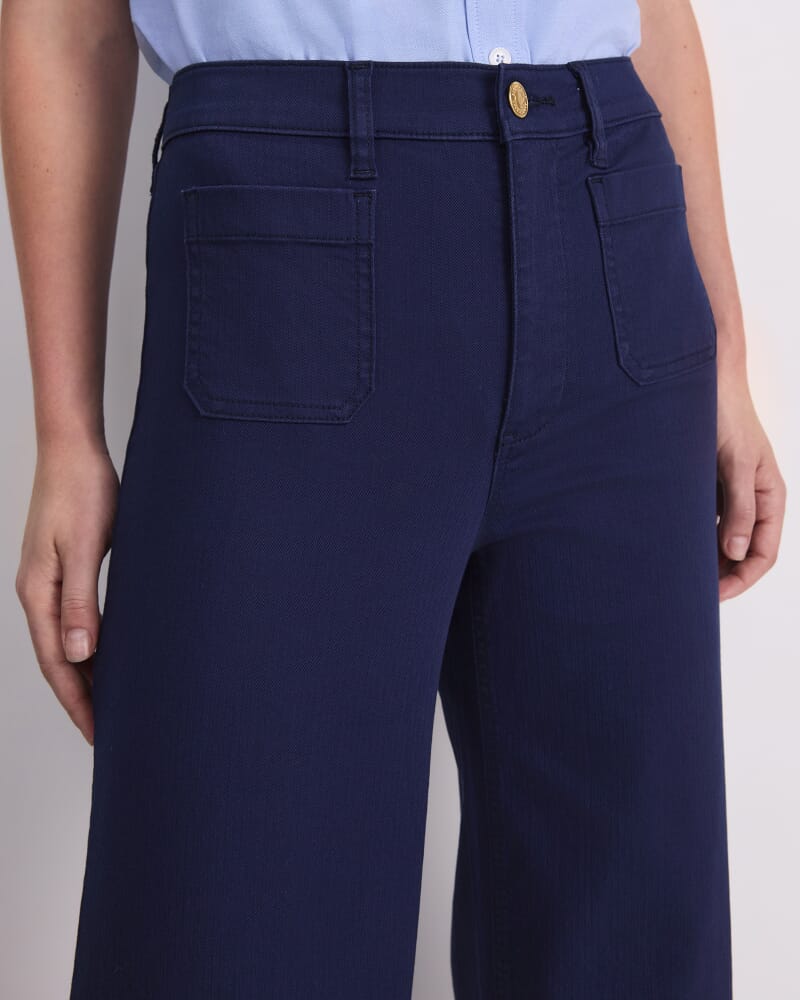 Nili Wide Leg Jean in NAVY
