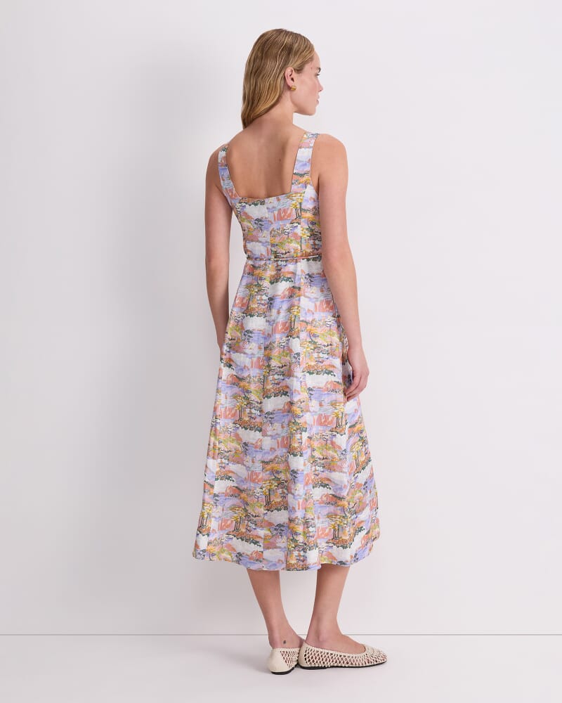 Coastal Parade Liberty Midi Dress in MULTI