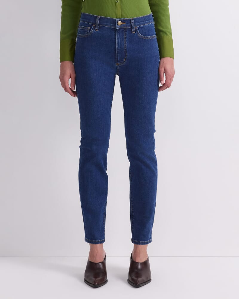 Jacquline Skinny Jean in MID WASH