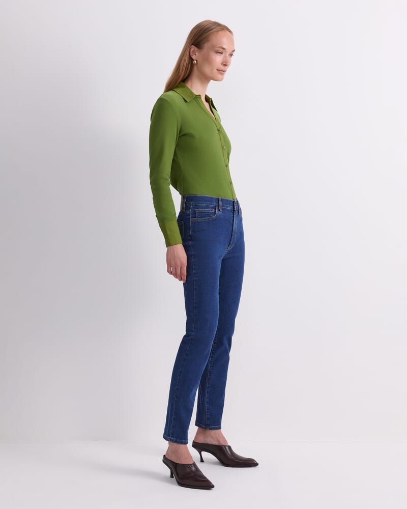 Jacquline Skinny Jean in MID WASH