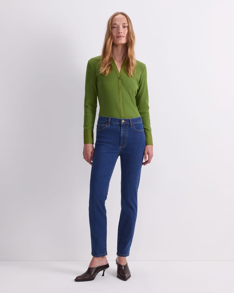 Jacquline Skinny Jean in MID WASH