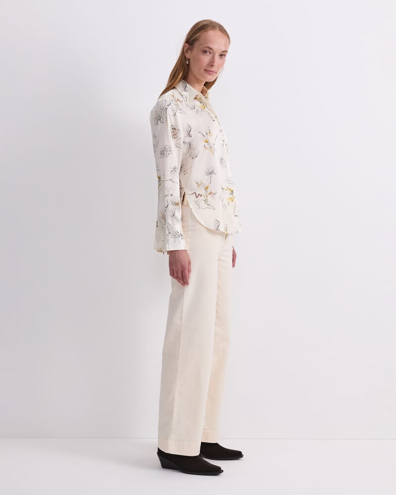 Yara Print Shirt in MULTI WHITE