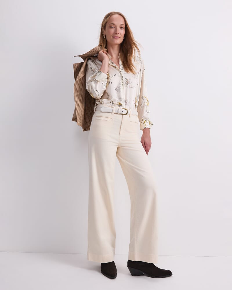 Yara Print Shirt in MULTI WHITE