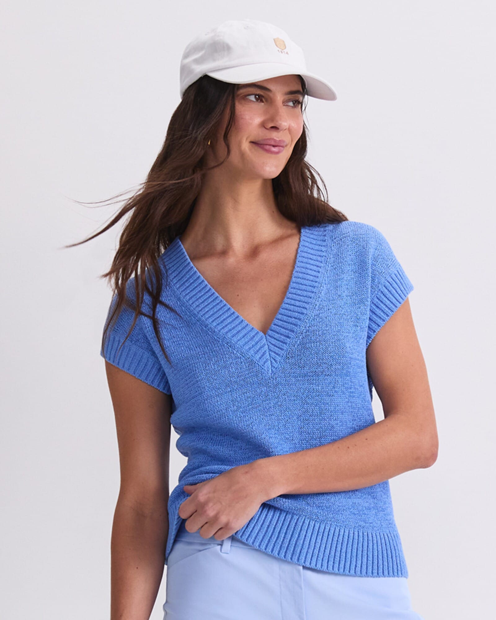 Josie Tape Yarn V-Neck Tank