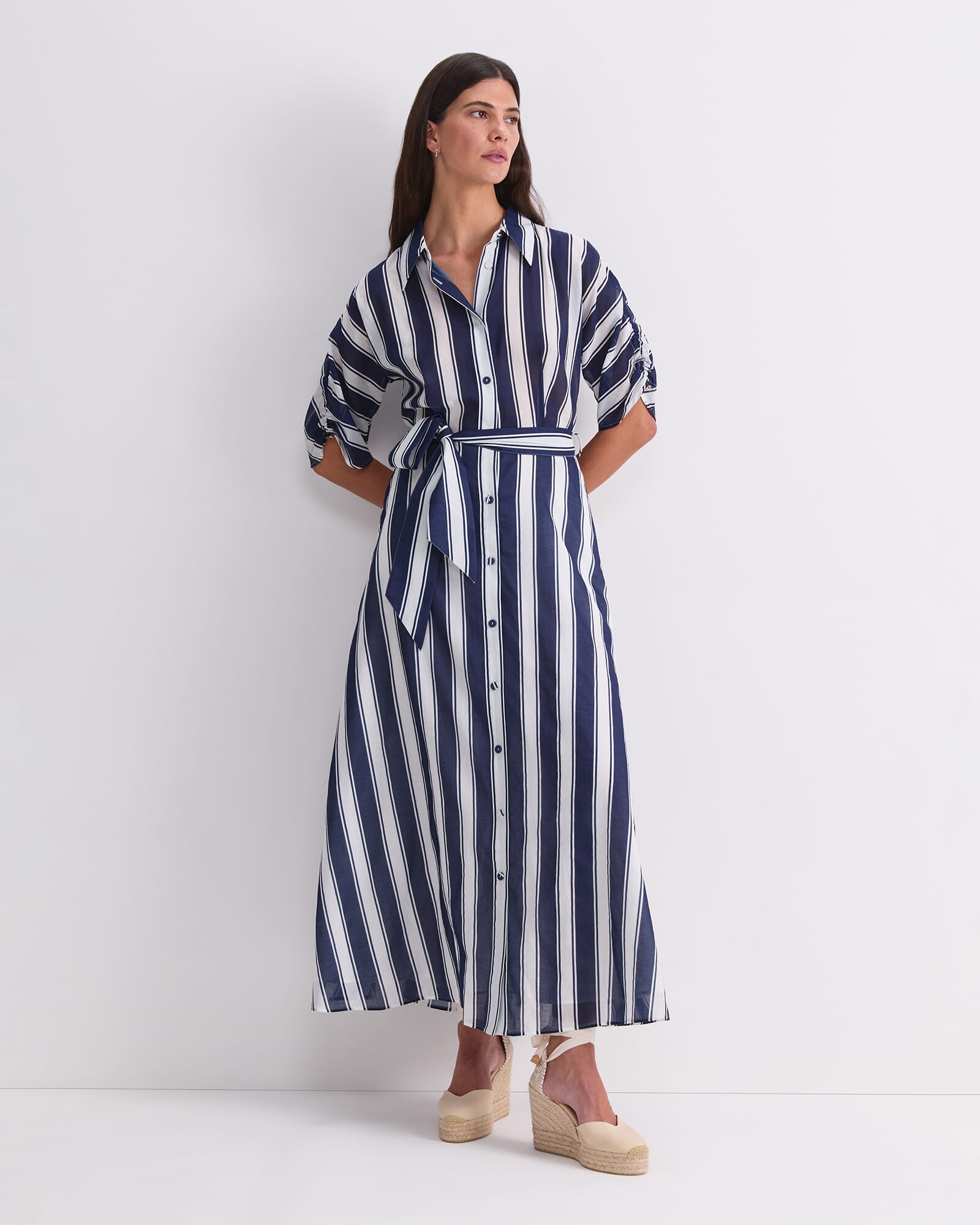 Dinah Cotton Stripe Dress
