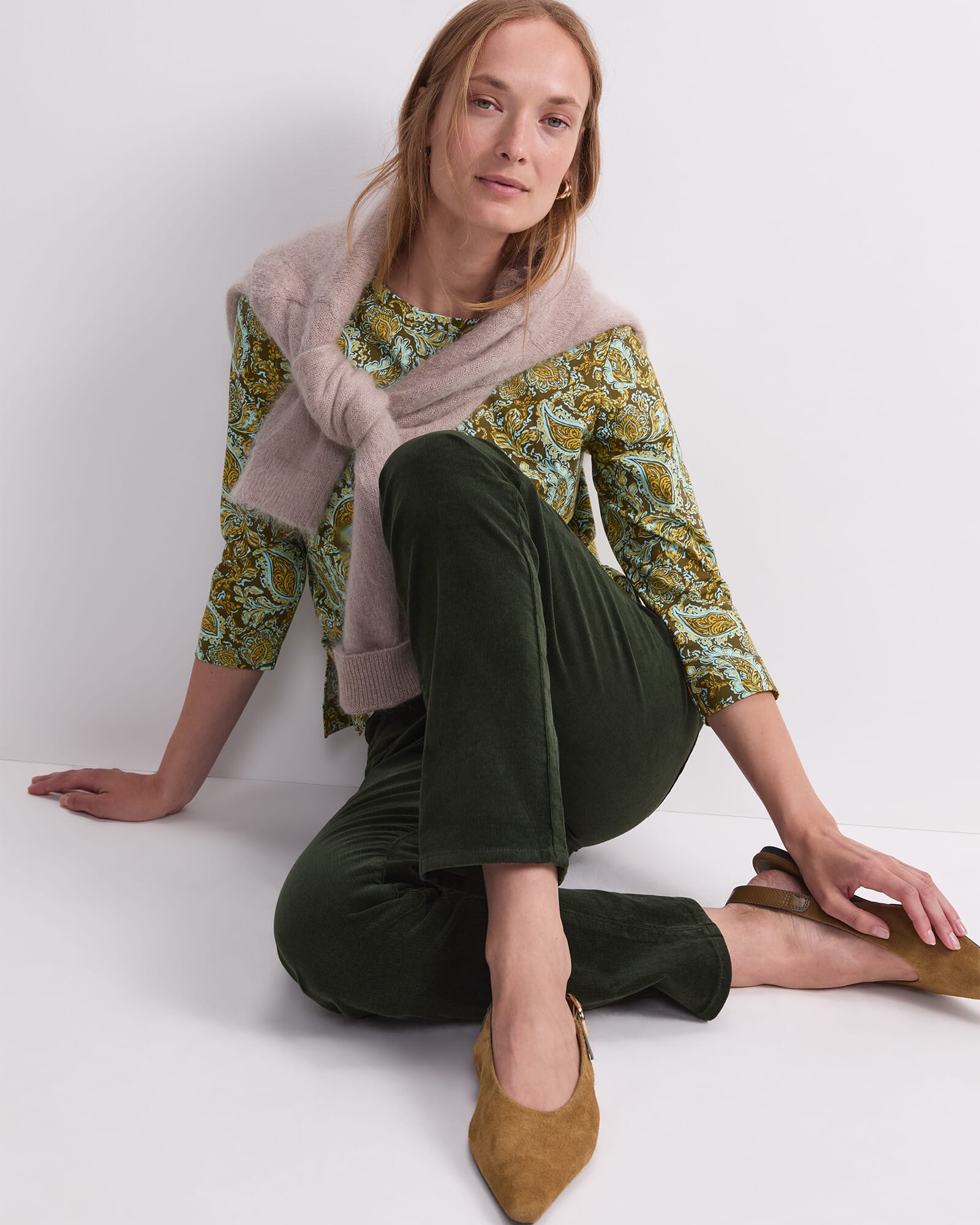 Paisley Mercerised Tee