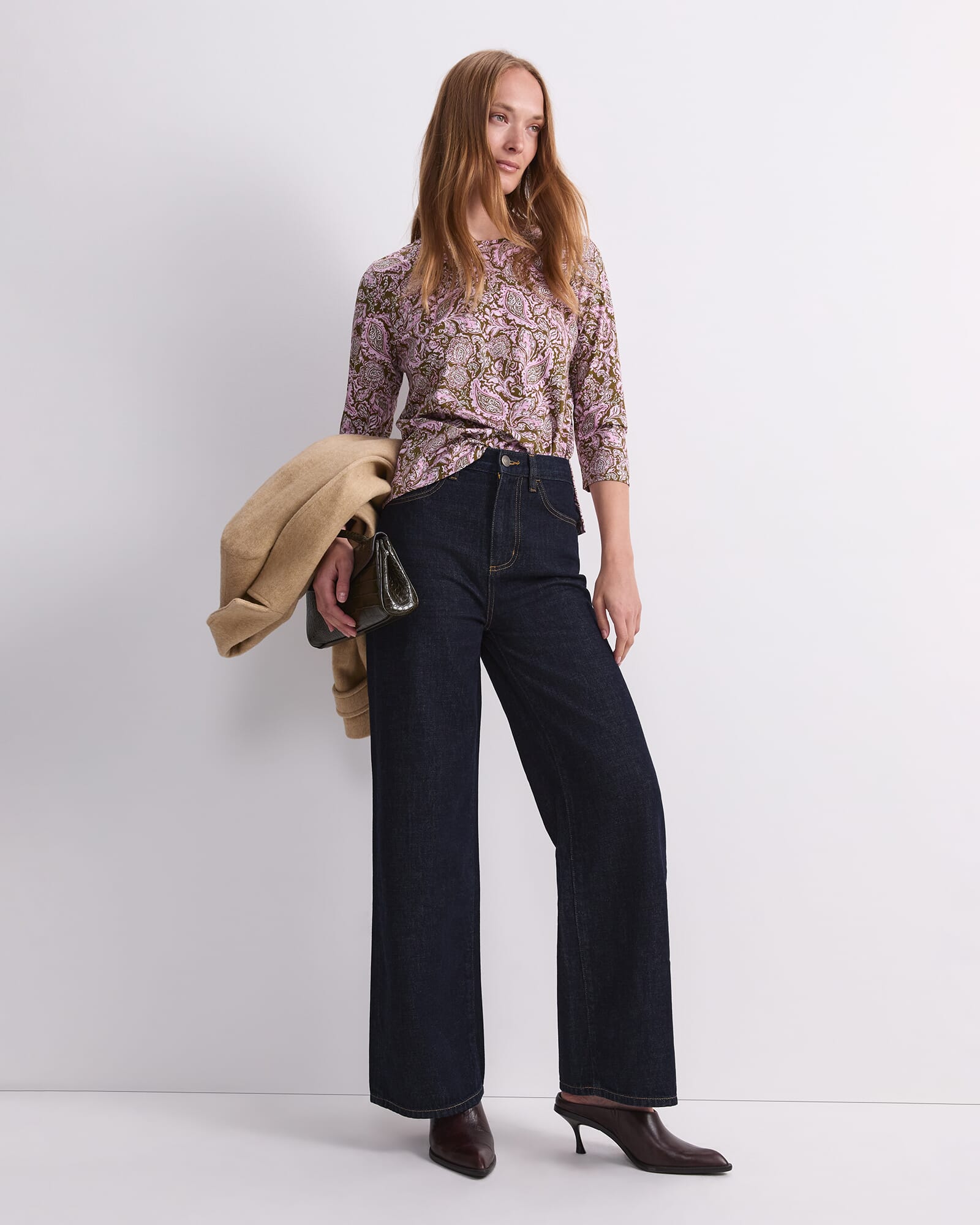 Paisley Mercerised Tee