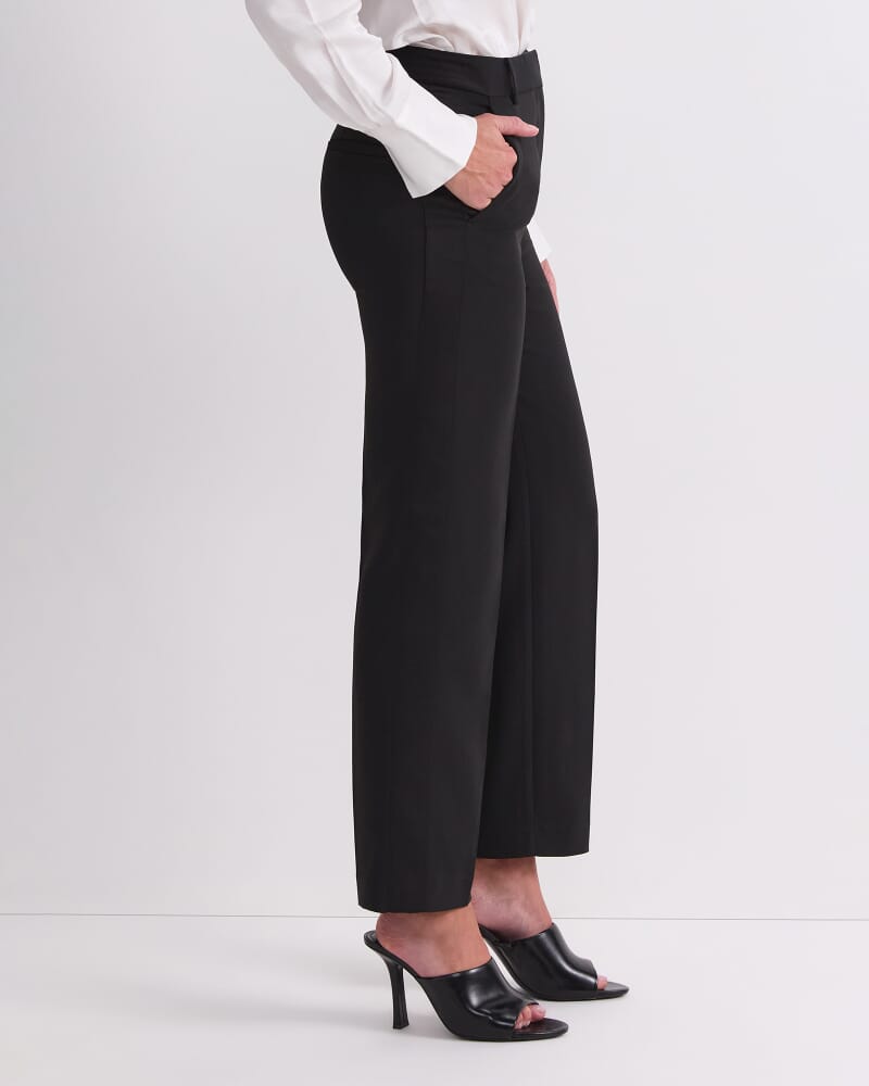 Angie Slim Leg Pant in BLACK