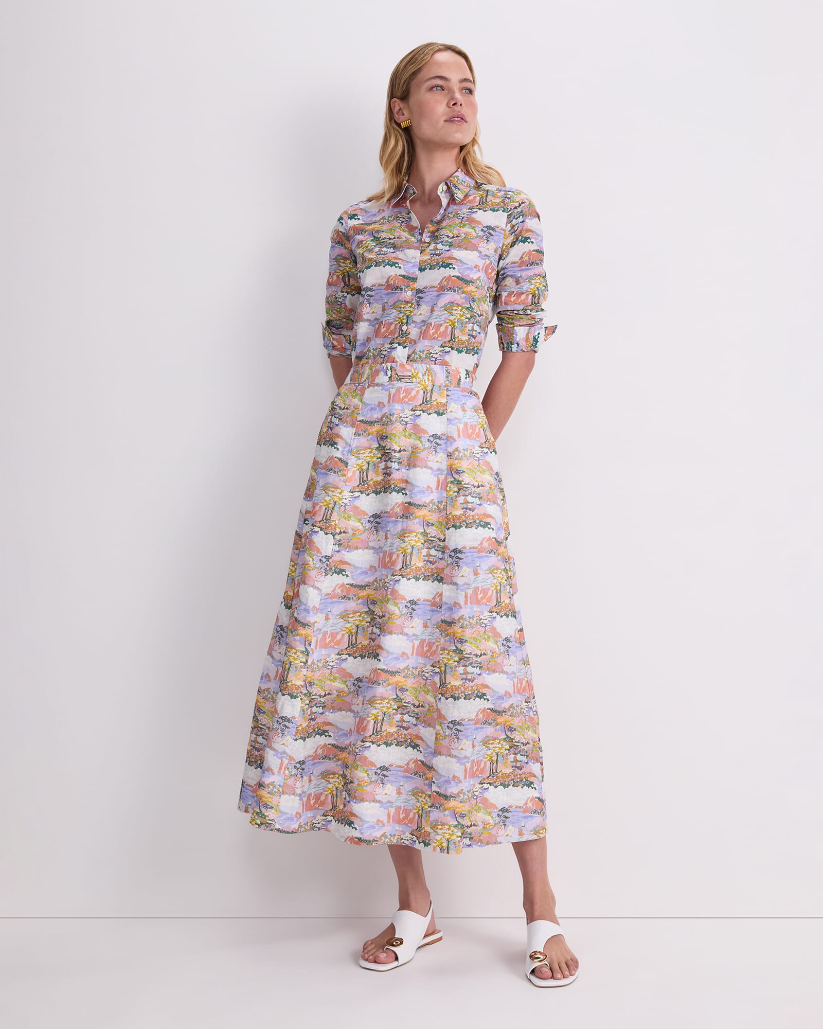Coastal Parade Liberty Midi Skirt