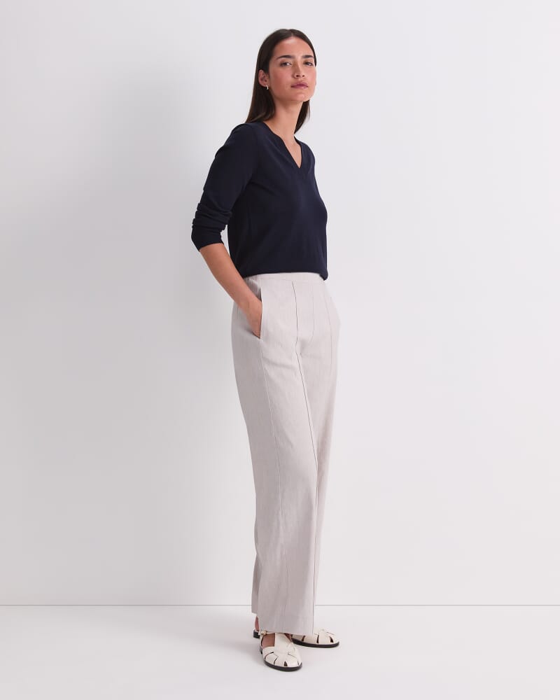 Rosa Relaxed Tailored Pant in NATURAL