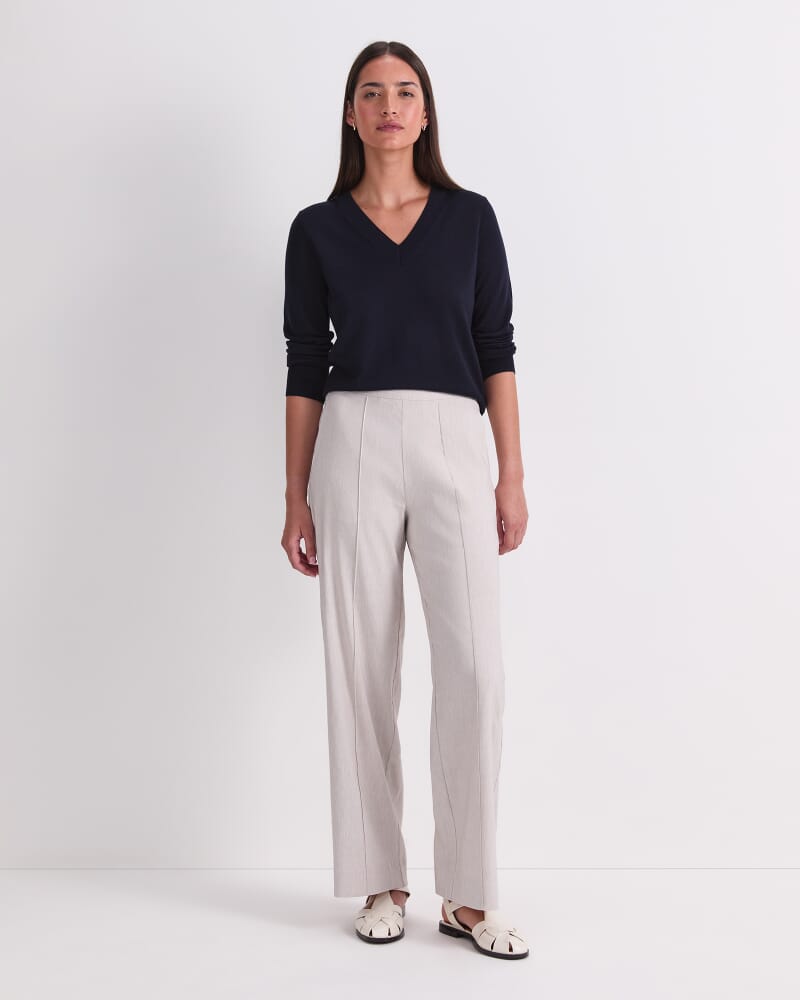 Rosa Relaxed Tailored Pant in NATURAL