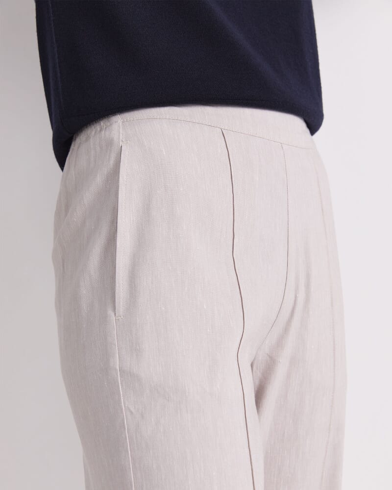 Rosa Relaxed Tailored Pant in NATURAL