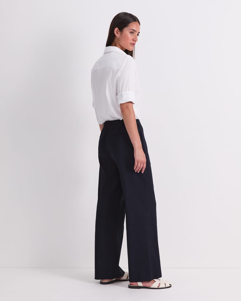 Rosa Relaxed Tailored Pant in NAVY