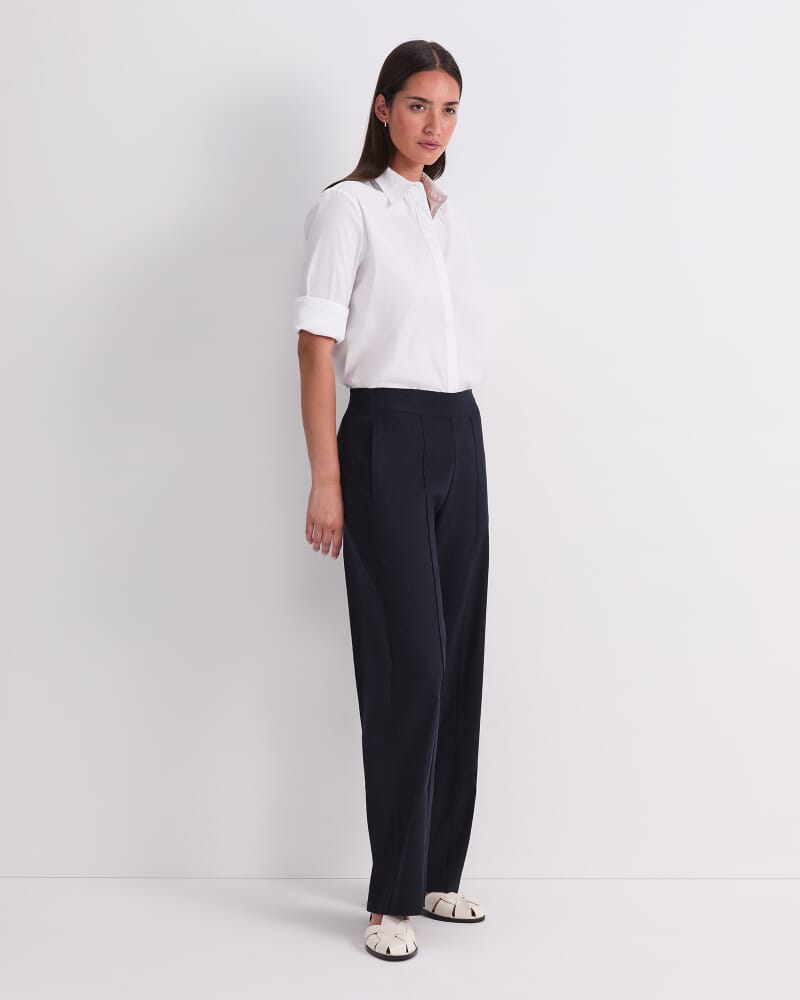 Rosa Relaxed Tailored Pant in NAVY