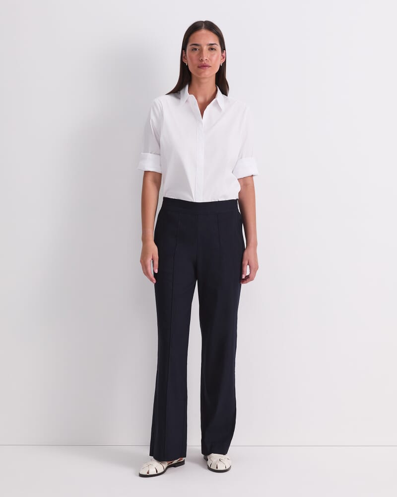 Rosa Relaxed Tailored Pant in NAVY