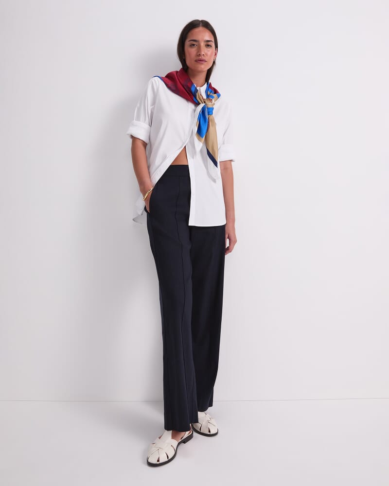Rosa Relaxed Tailored Pant in NAVY