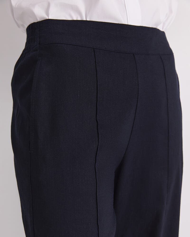 Rosa Relaxed Tailored Pant in NAVY