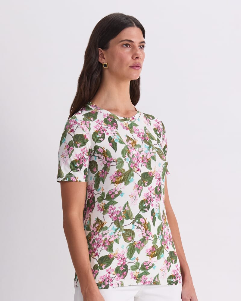 Osterley Liberty Magic Tee in WHITE MULTI