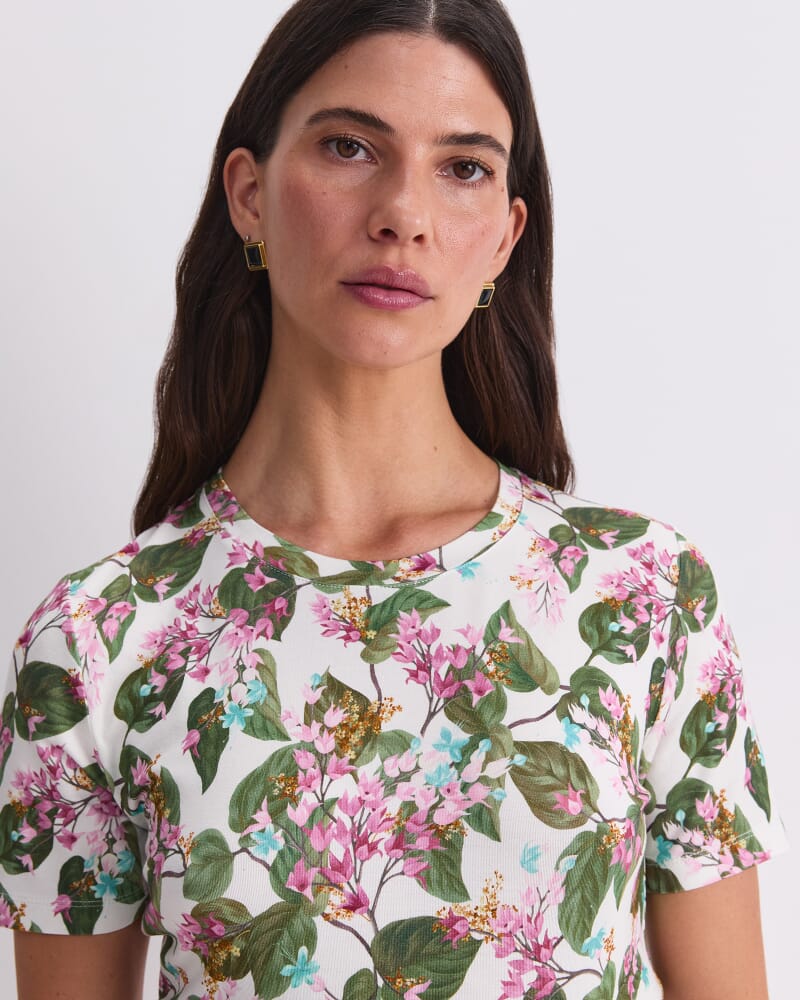 Osterley Liberty Magic Tee in WHITE MULTI