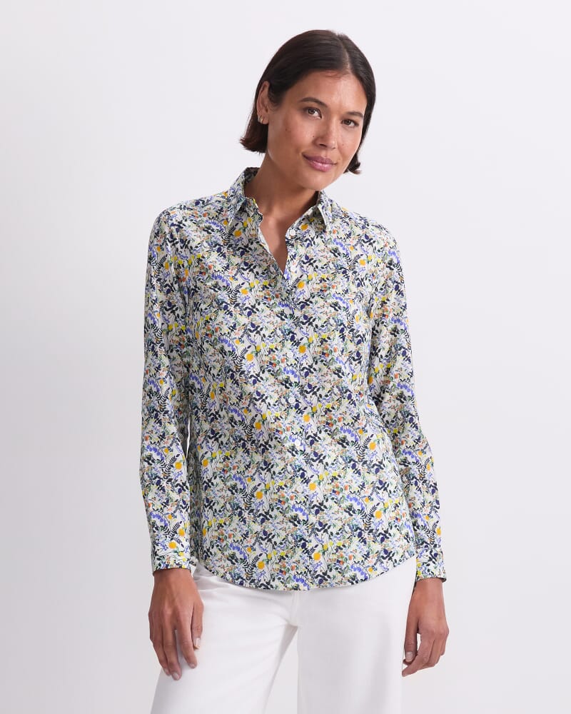 Heidi Meadow Liberty Shirt in WHITE/MULTI