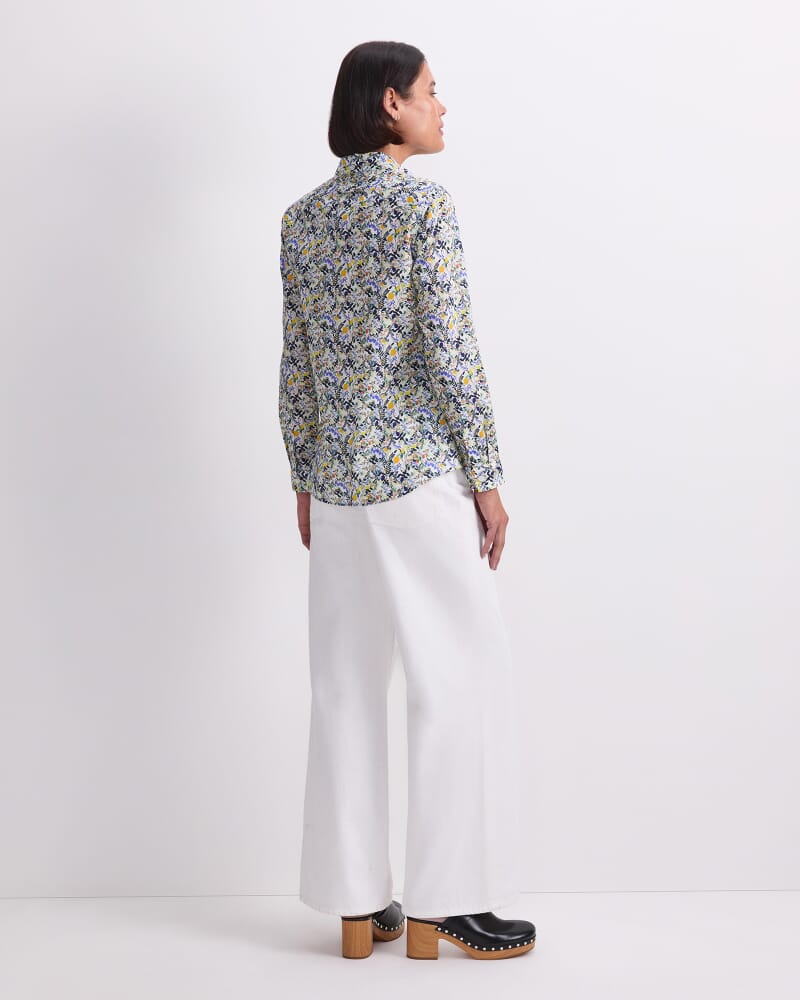 Heidi Meadow Liberty Shirt in WHITE/MULTI