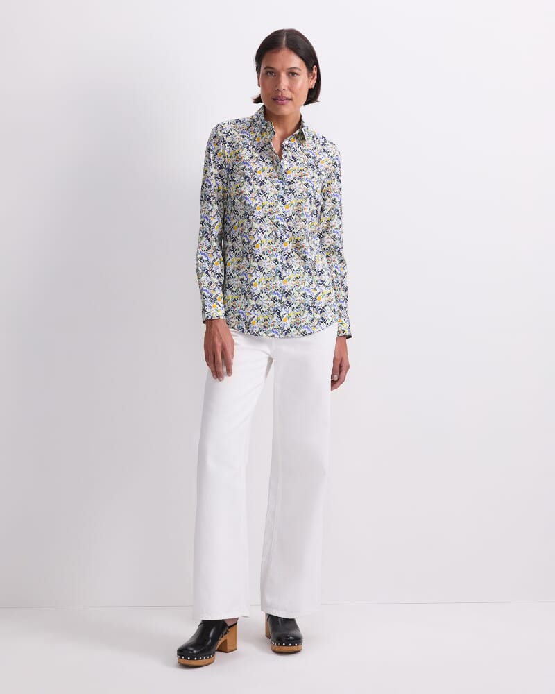 Heidi Meadow Liberty Shirt in WHITE/MULTI