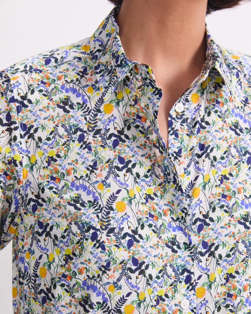 Heidi Meadow Liberty Shirt in WHITE/MULTI