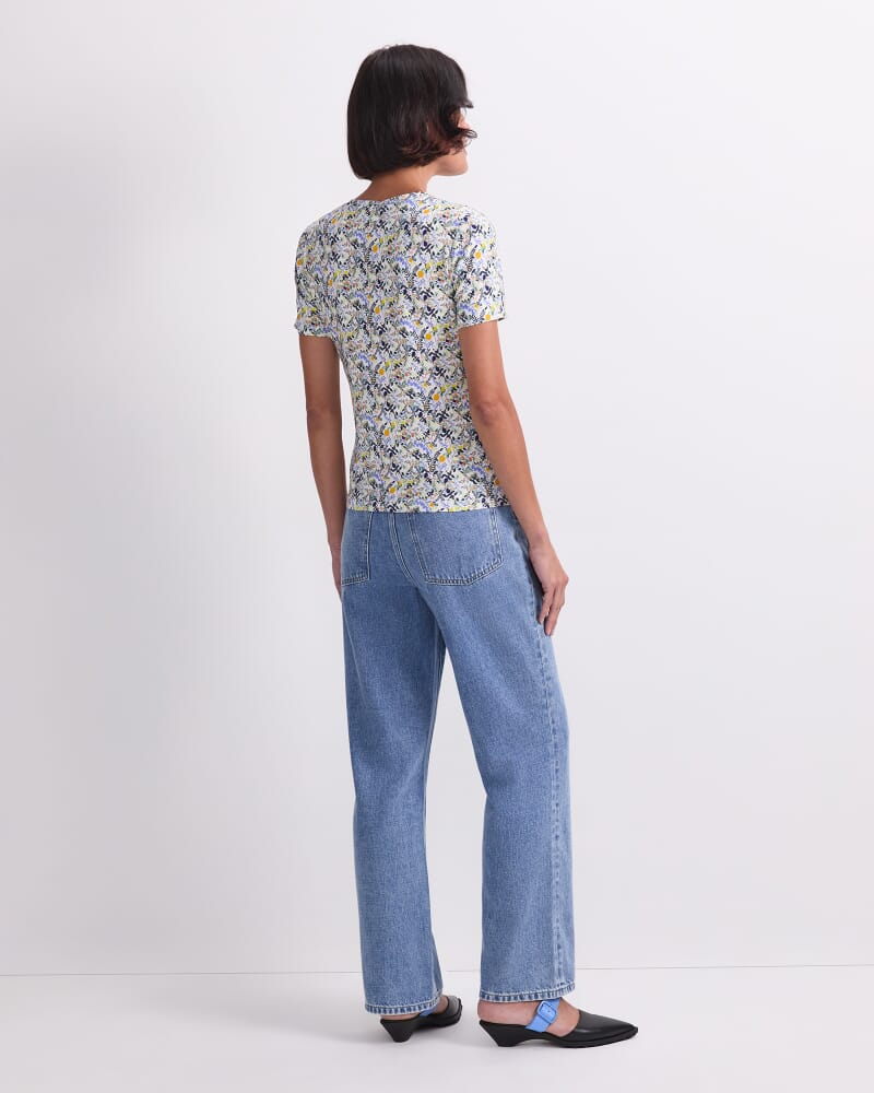 Heidi Meadow Liberty Magic Tee in WHITE/MULTI