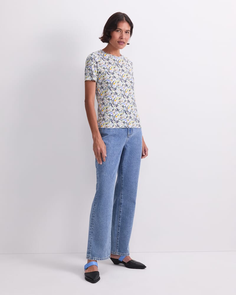 Heidi Meadow Liberty Magic Tee in WHITE/MULTI