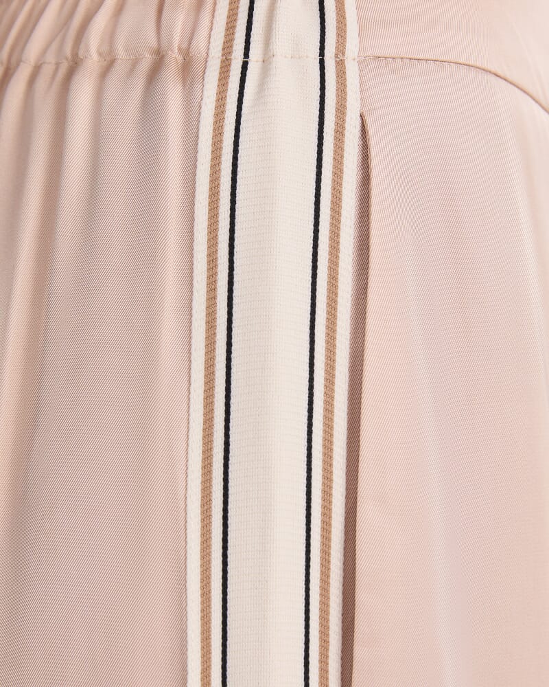 Yara Drape Stripe Pant in CASHEW