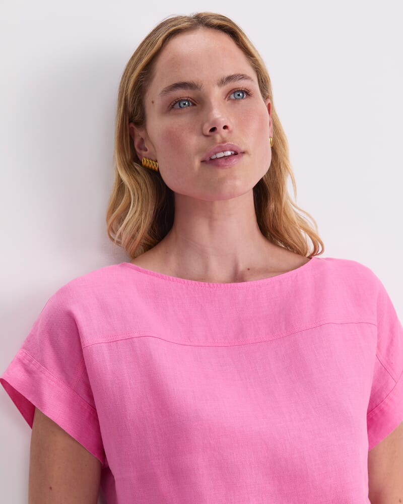 Dahlia Shell Top in PINK