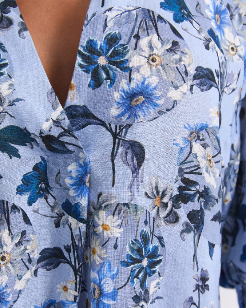 Covington Liberty Blouse in BLUE MULTI