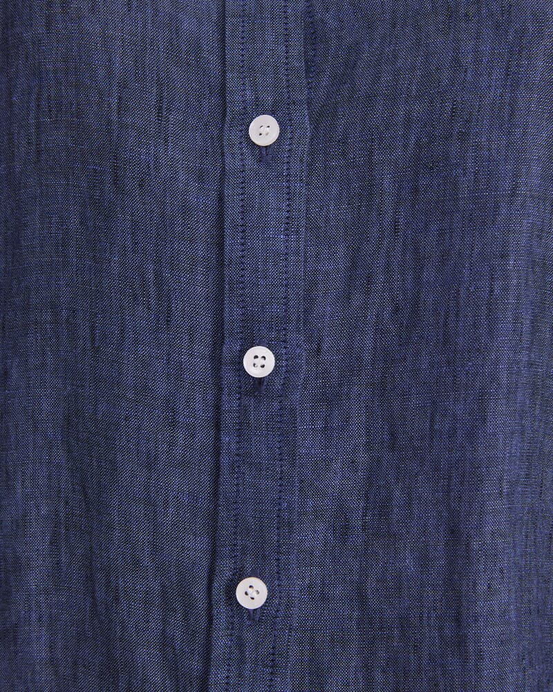 Dahlia Linen Shirt in INDIGO