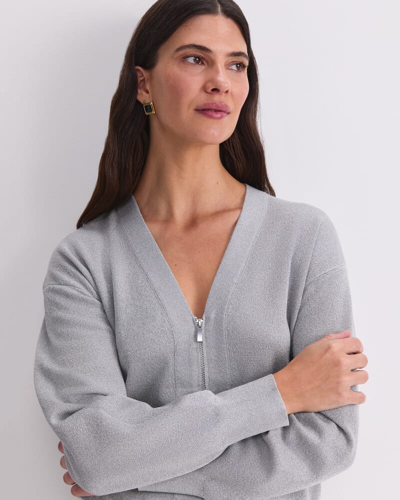 Sparkling Bomber in SILVER