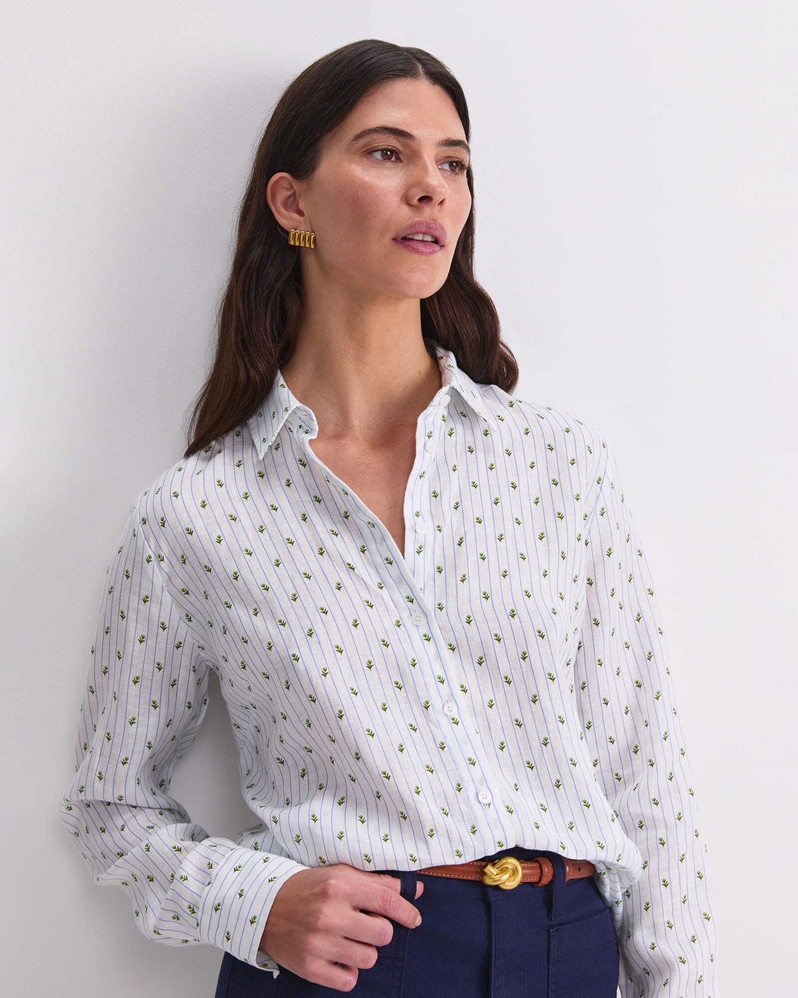 Hampton Stripe Linen Shirt