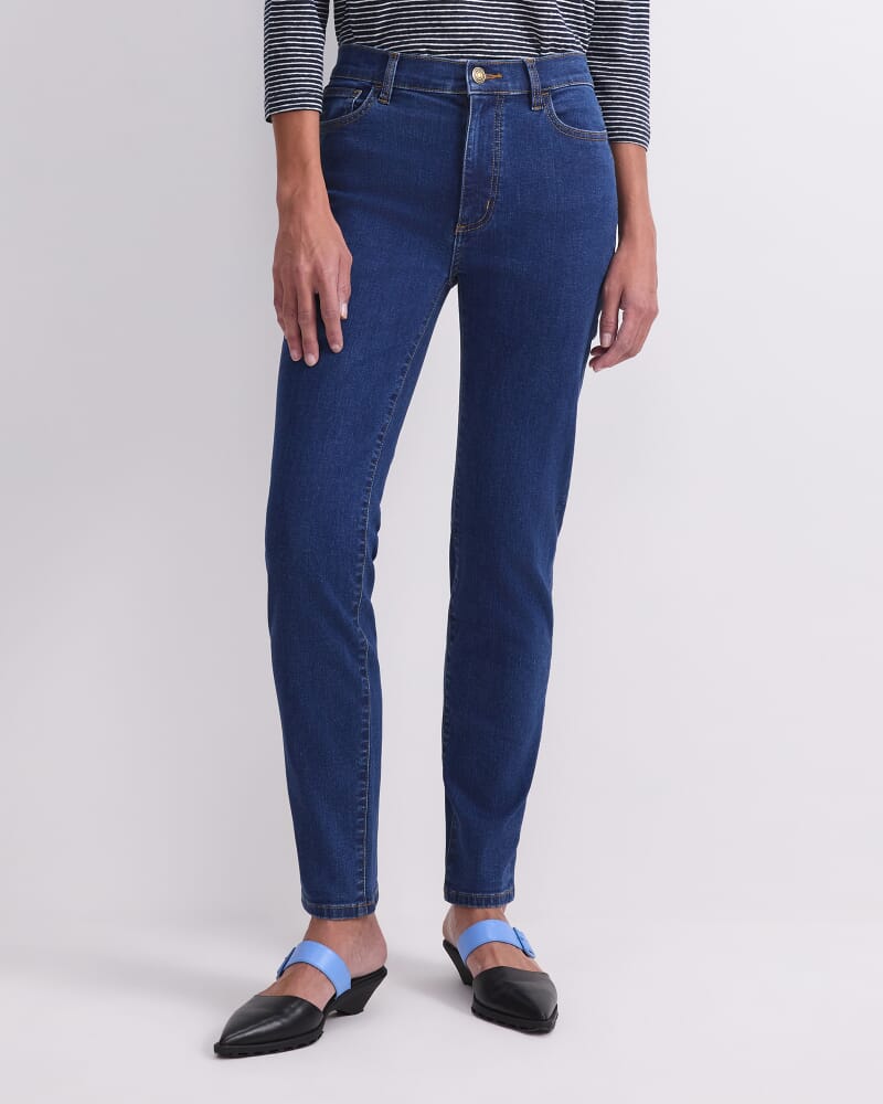 Jac Skinny Jean in MID WASH