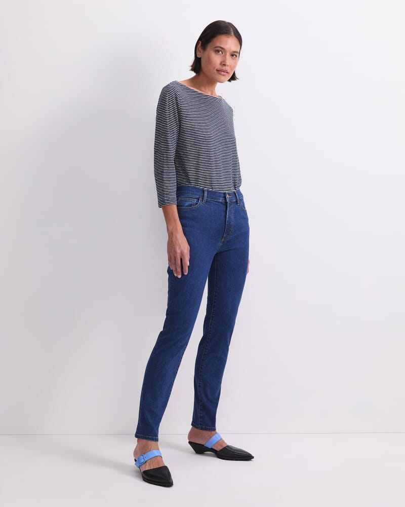 Jac Skinny Jean in MID WASH