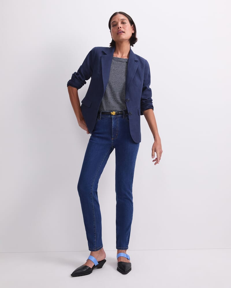 Jac Skinny Jean in MID WASH