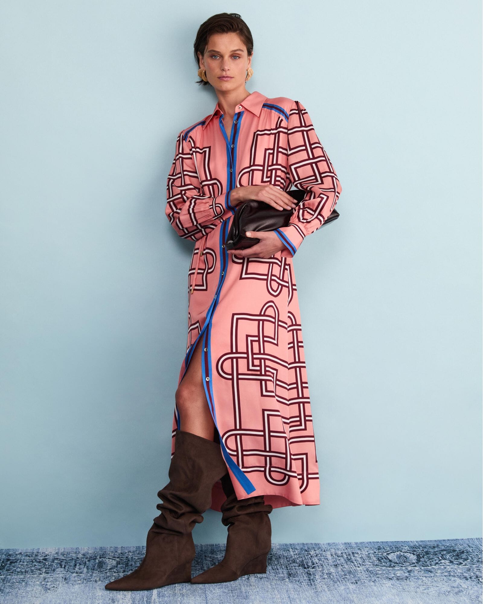 Rhodes Long Sleeve Shirt Dress
